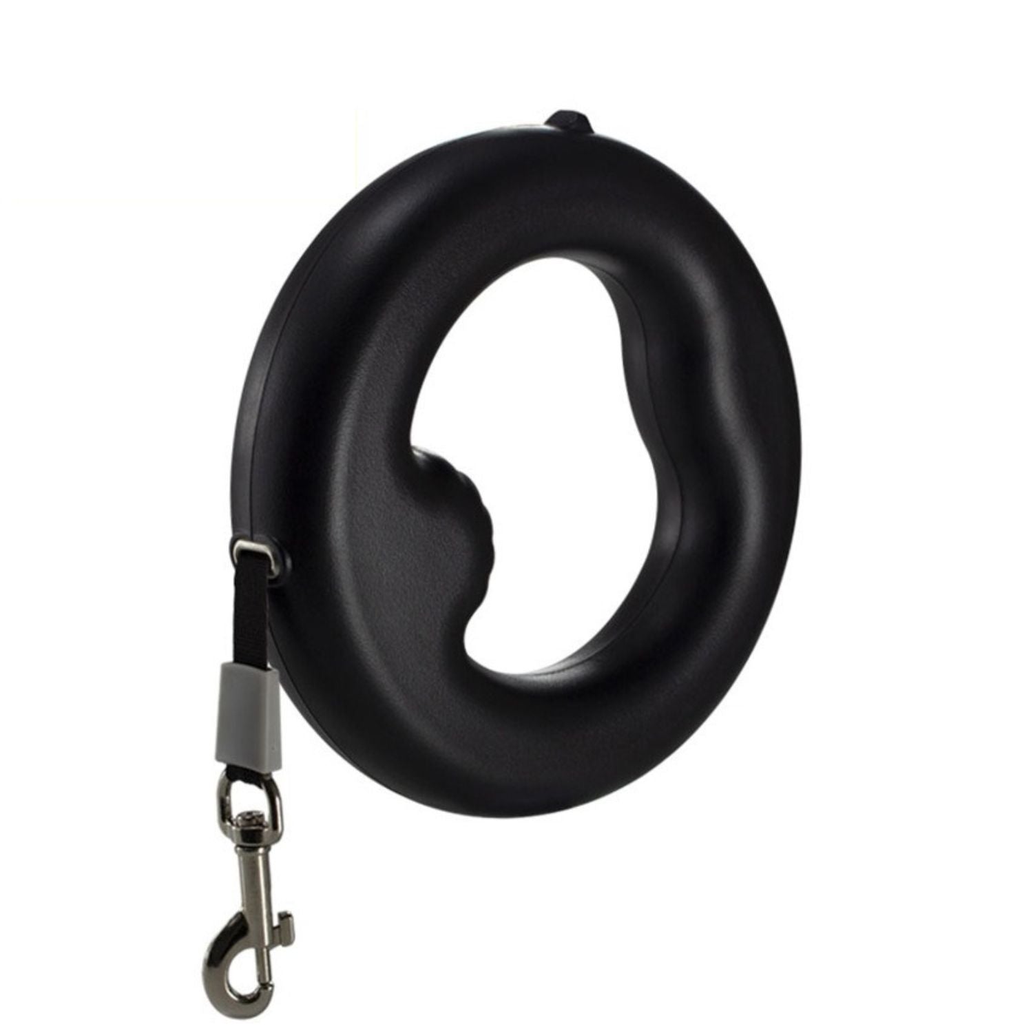 witte hondenriem en clip